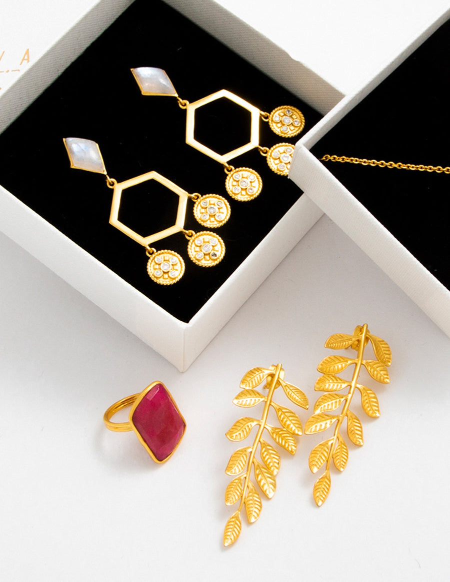 Joyas bañadas en oro Lavani Jewels