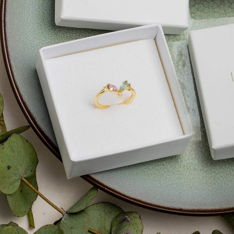 Caja packaging con anillo Denali perfecto para regalo