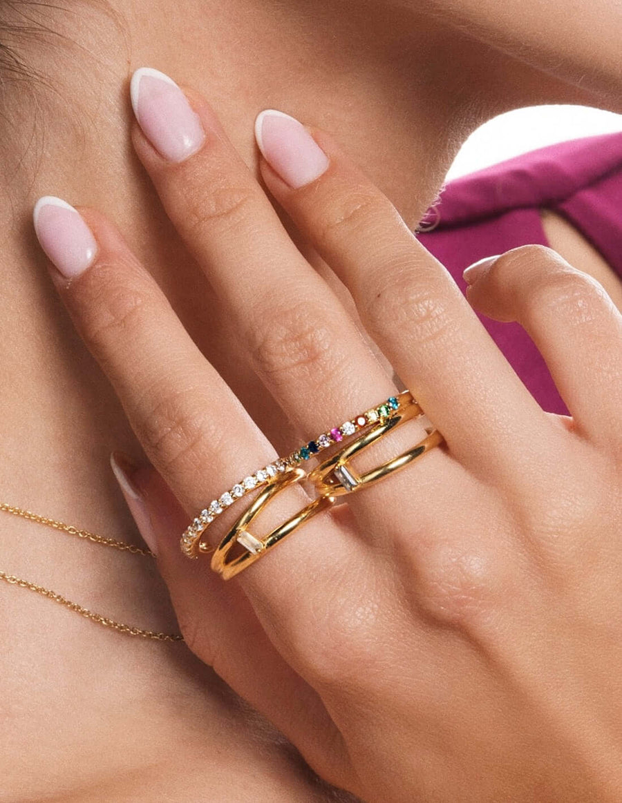 Veelkleurige Idol Ring