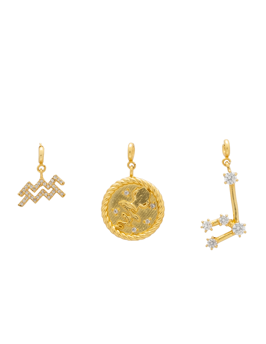 Charm Zodiaco Acuario distintos para muchas opciones