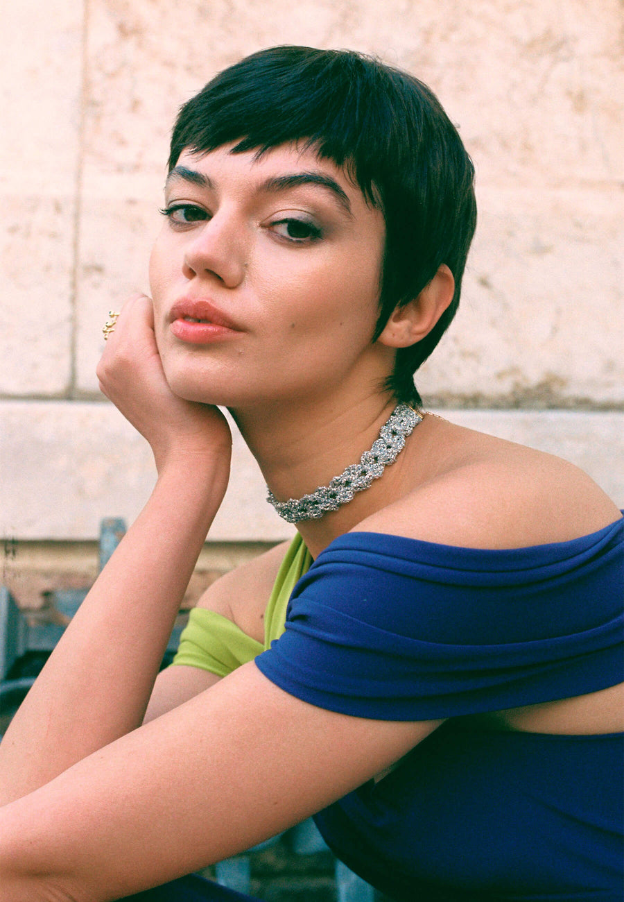 Choker Spike Pitiusas Plata