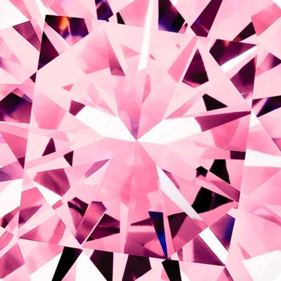 Textura de circonita rosa del anillo baguette fucsia y verde de LAVANI