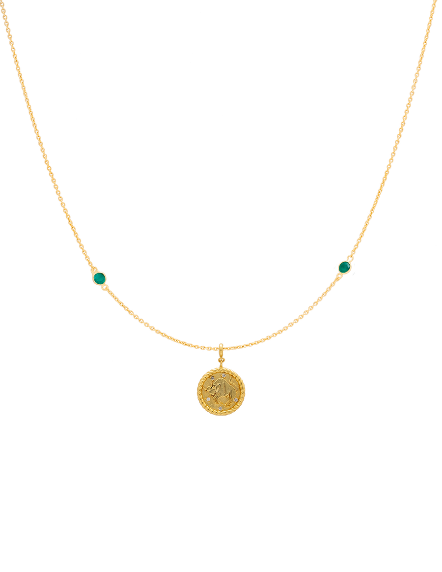 Colgante con moneda de Tauro