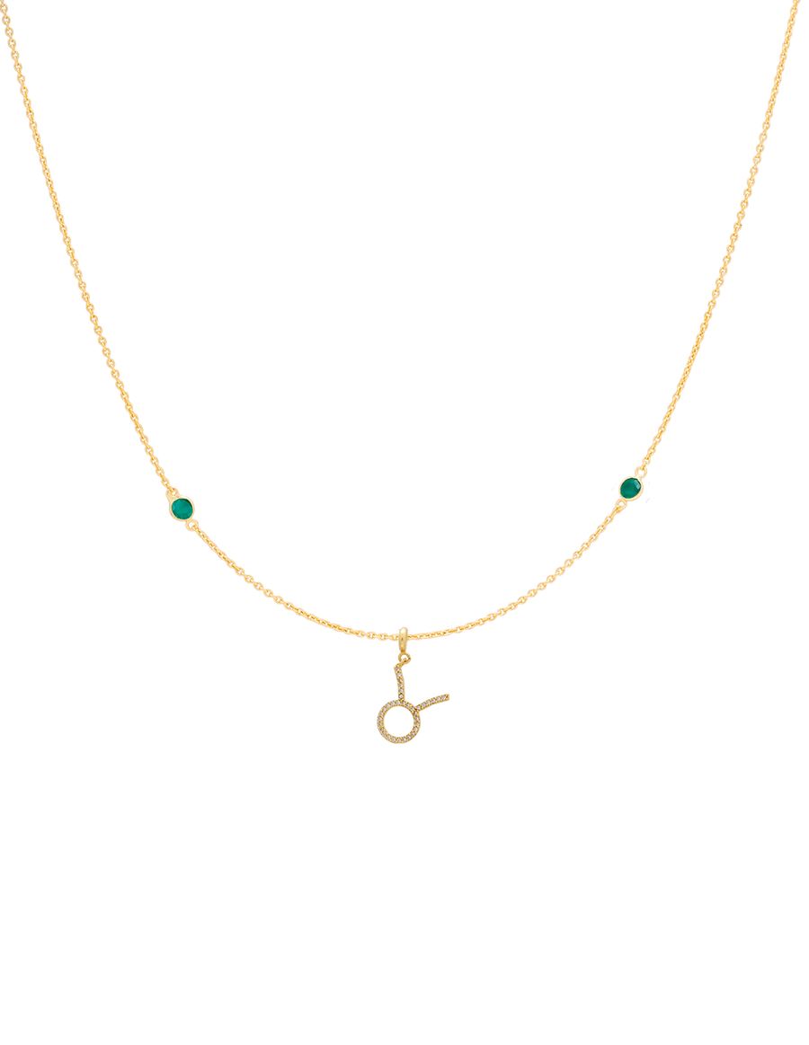 Colgante con signo del zodiaco Tauro