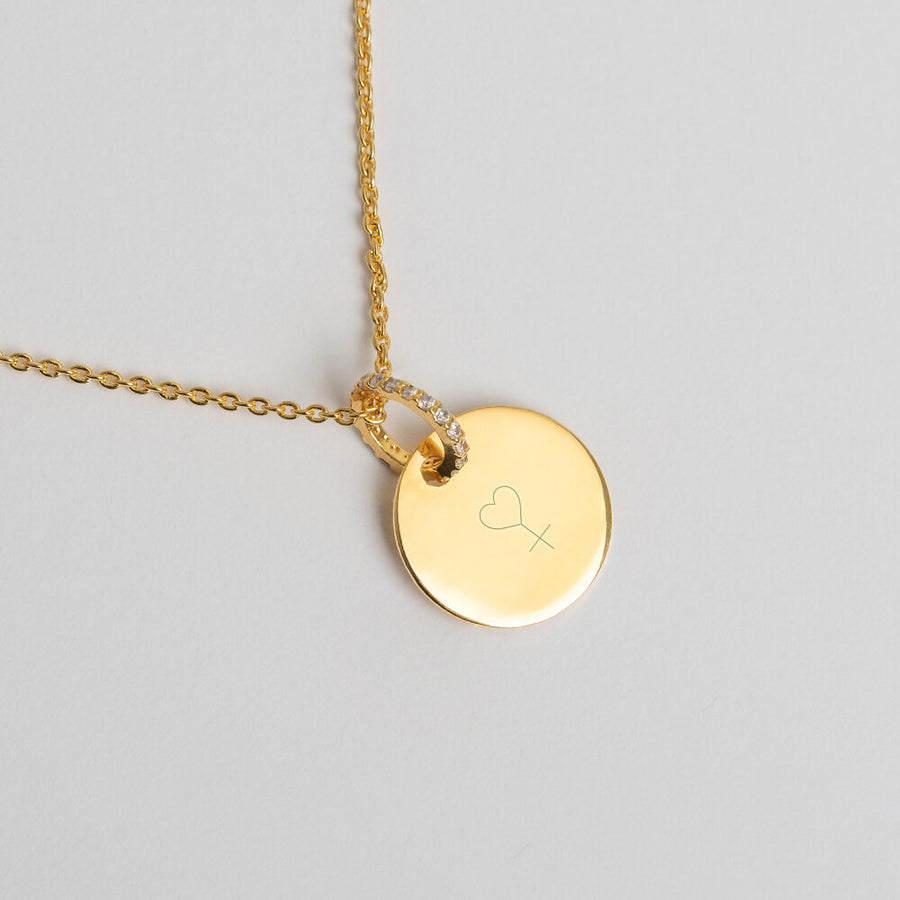Collar grabado día de la mujer
