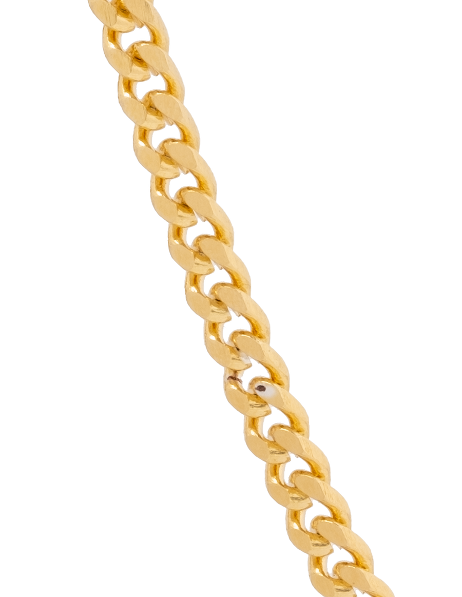 Pulsera dorada Plain de cadena Lavani Jewels