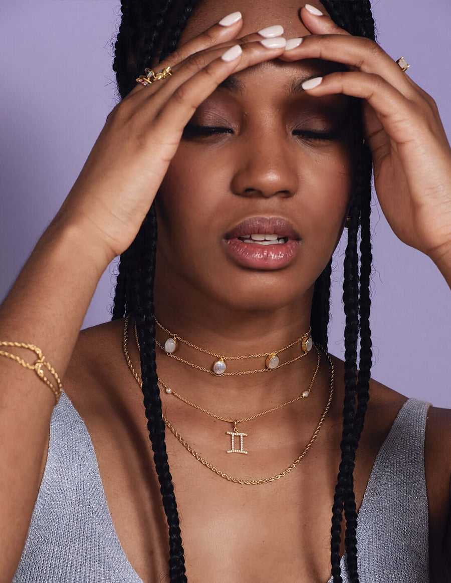 Tweelingen Zodiac ketting