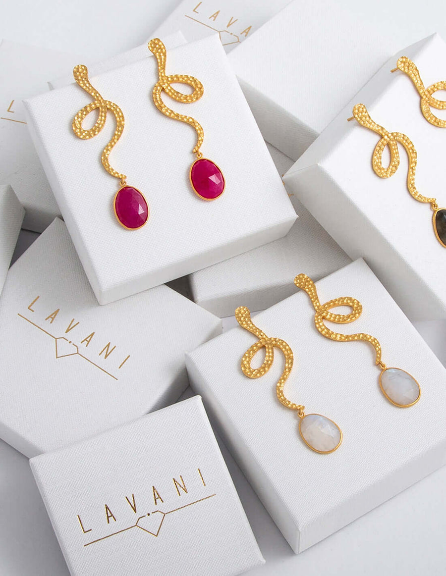 Pendientes Thar Blanco