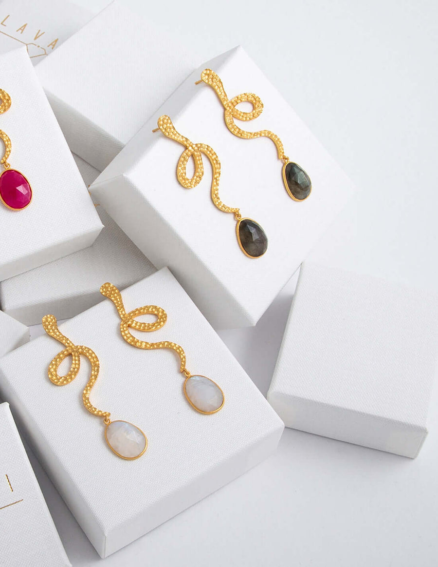 Pendientes Thar Gris