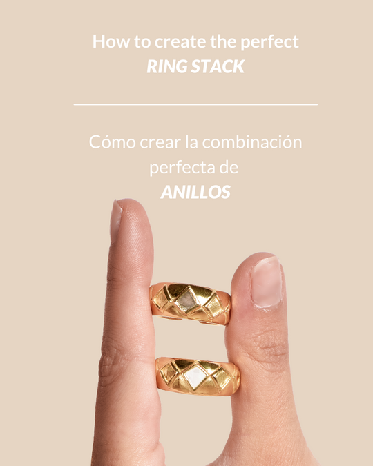 Cómo crear la combinación perfecta de anillos