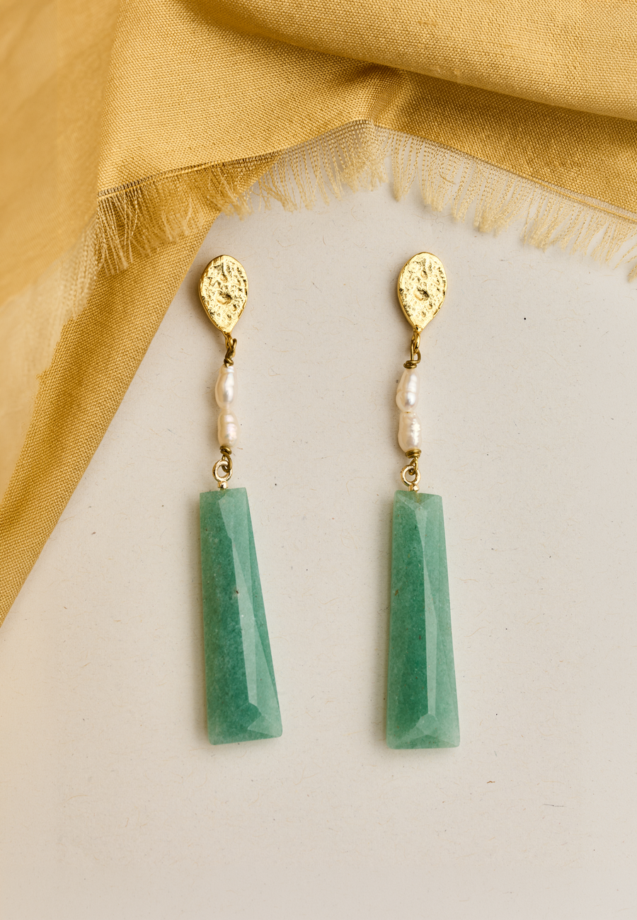 Melina Aquamarine Earrings