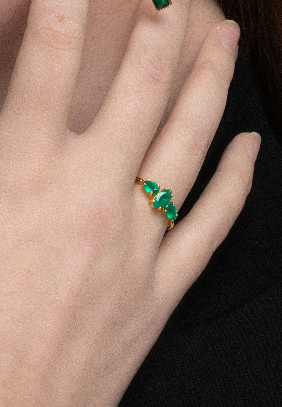 Kasia Green Ring