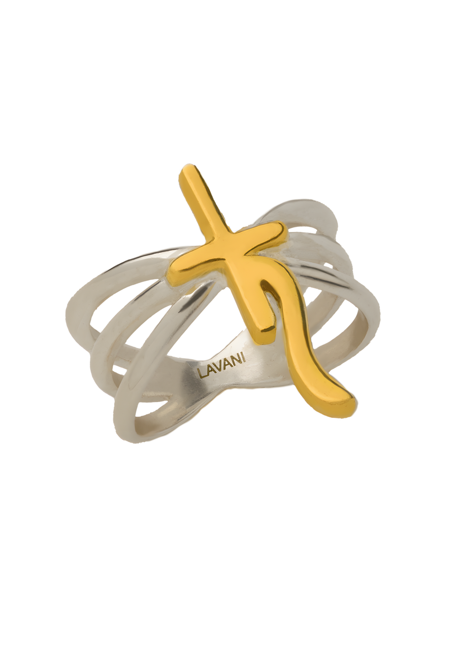 Anillo The Ring Of Saturn plata de 404 Studio