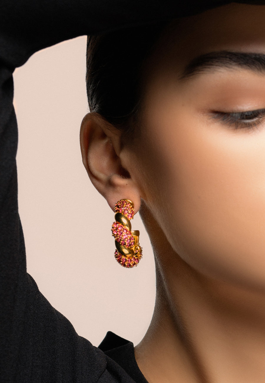 Fuchsia Paramount Hoops