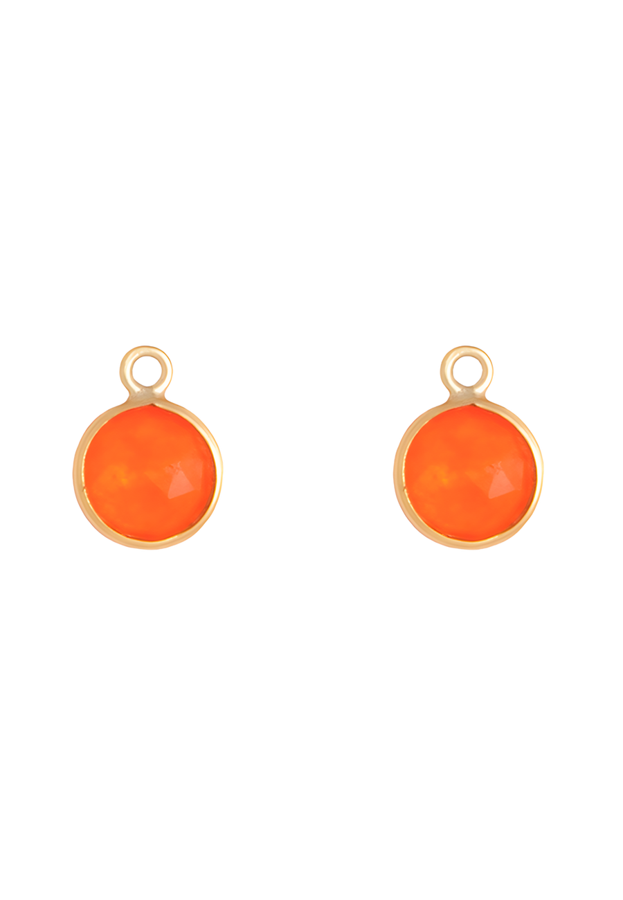 Drops Redondo Naranja Lavani Jewels