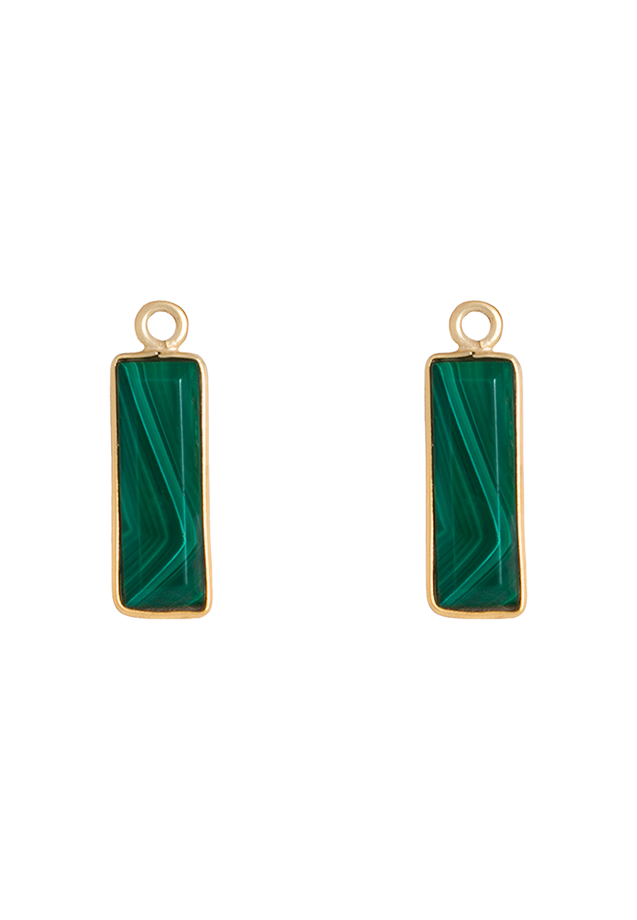 Drops Rectangulo Verde Lavani Jewels