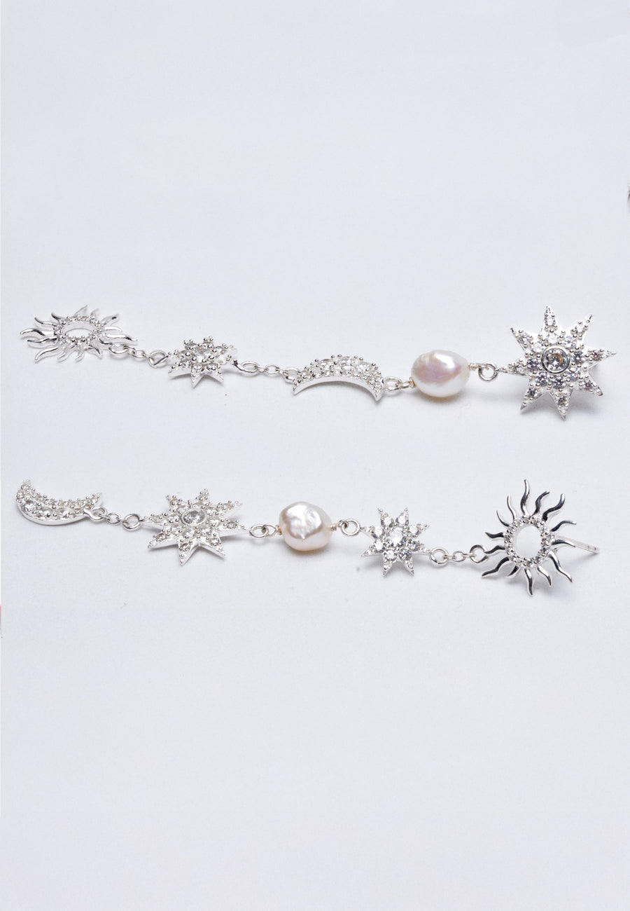 Pendientes Plata The Justice