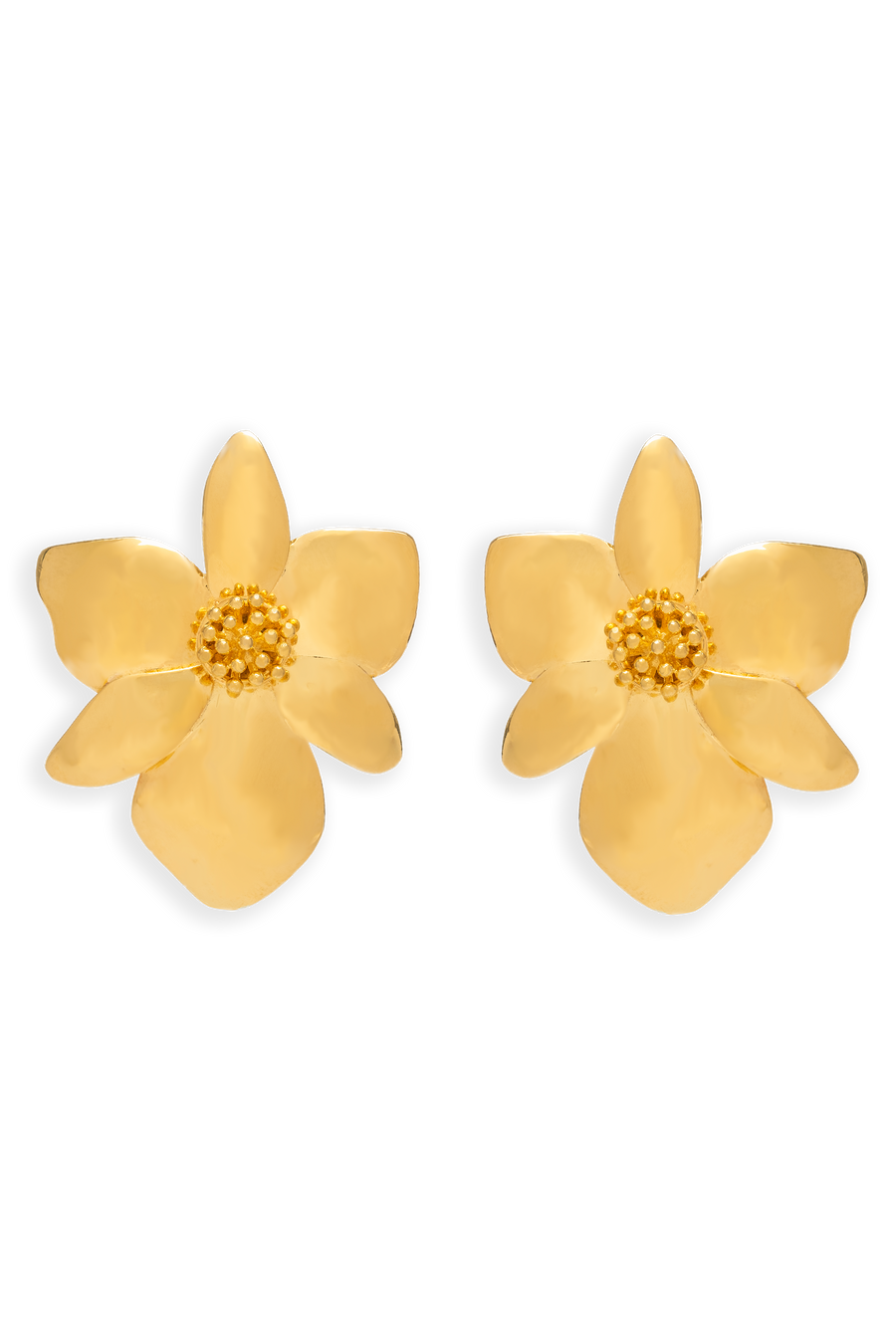 Pendientes Orchid Dorados en forma de Orquídea