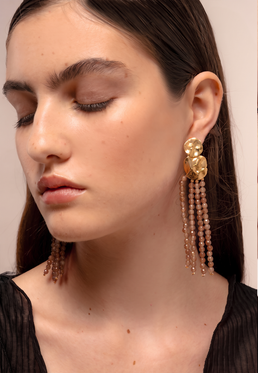 Pendientes Liliana Ágata Marrón