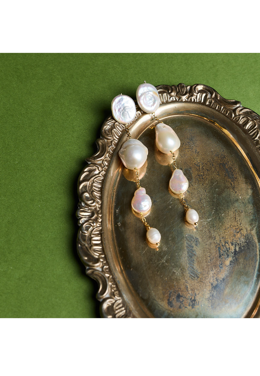 Pluie Pearl Earrings