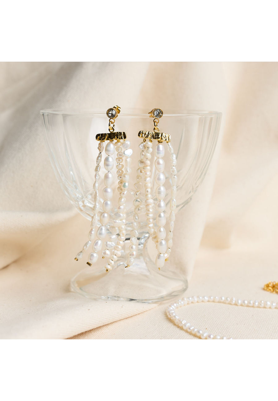 Cyra Fringe Earrings