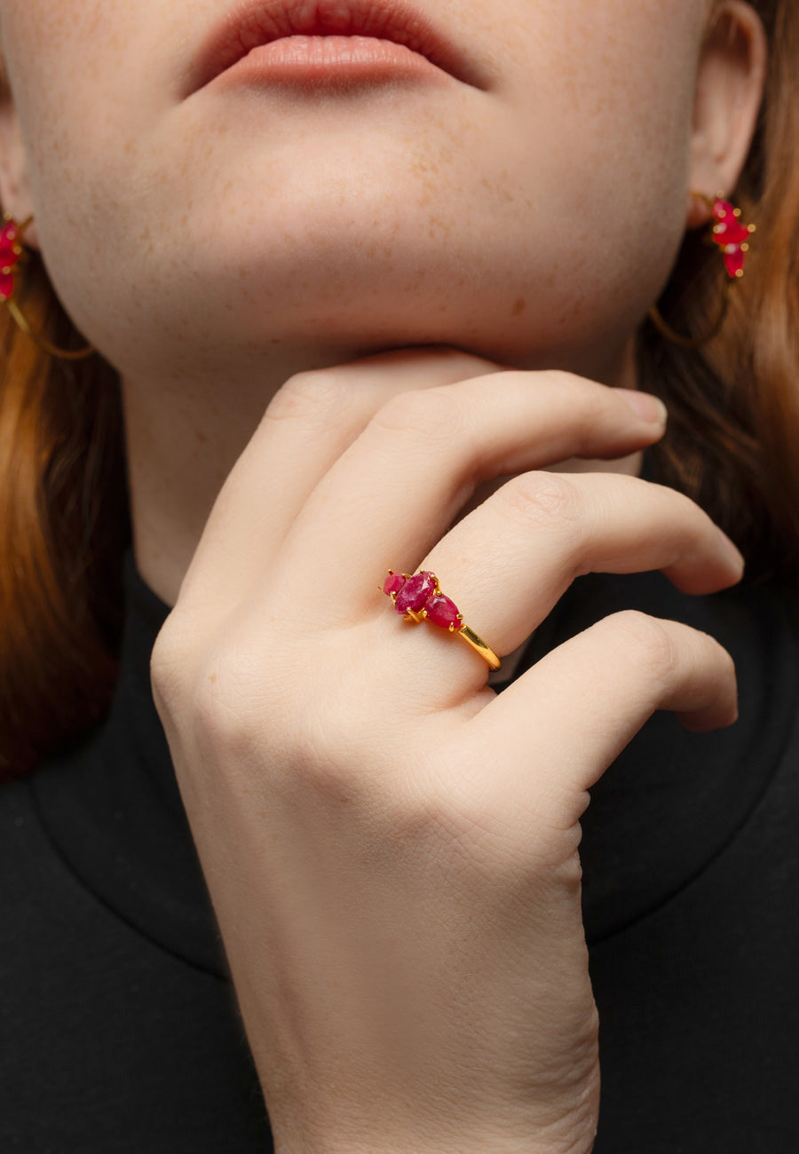 Anillo Kasia Rubí