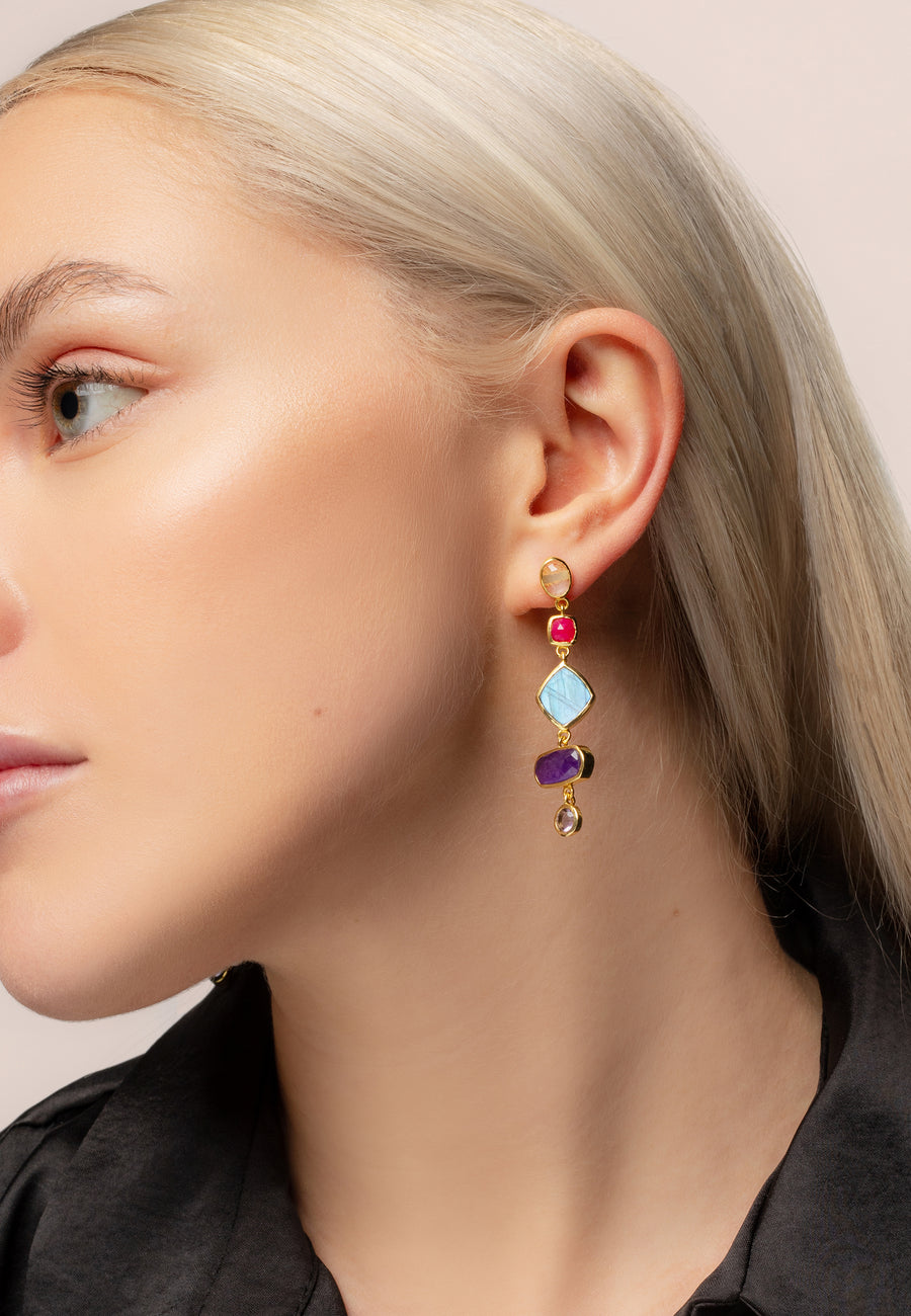 Pendientes Thelma Malva