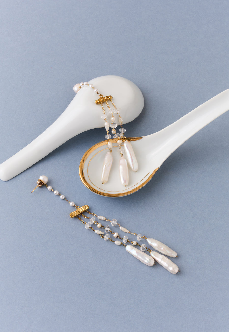 Pendientes Sirene Perlas