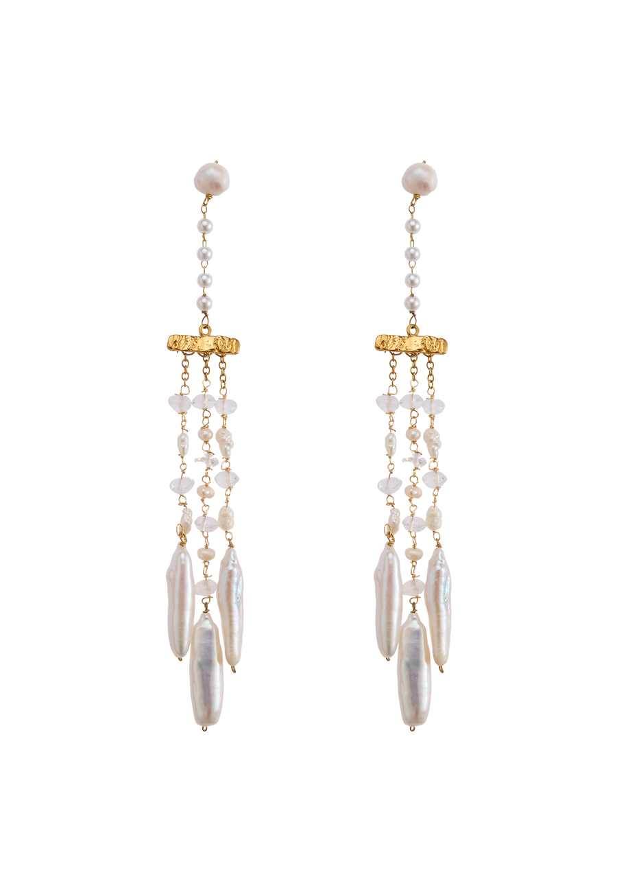 Pendientes Sirene Perlas