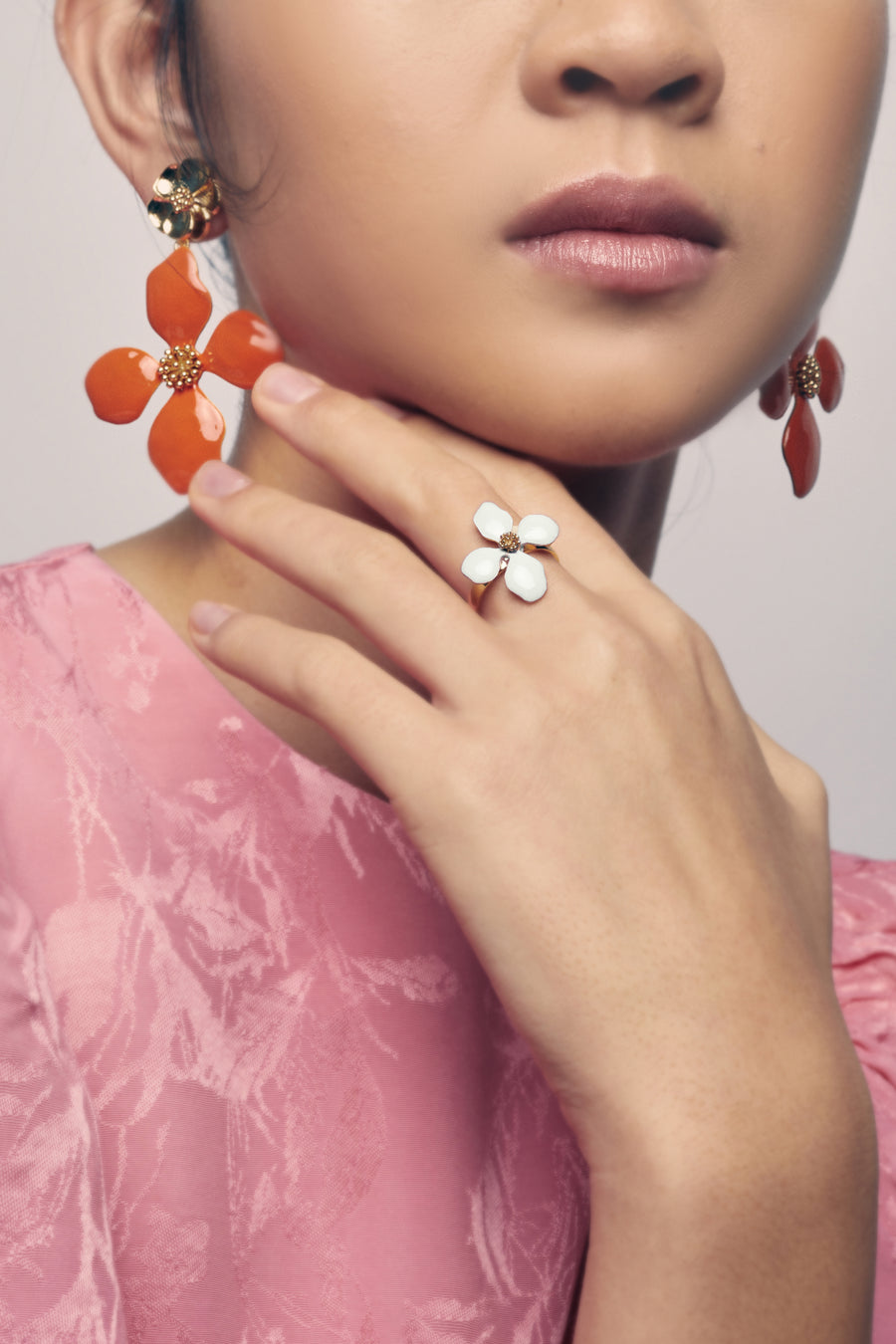White Cassia Ring