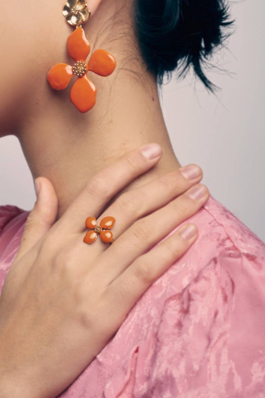 Orange Cassia Ring
