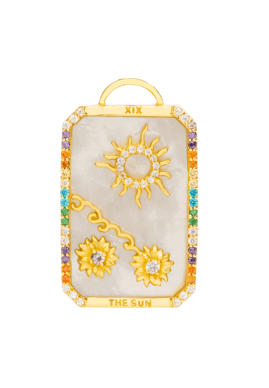 Colgante Carta del Sol Tarot