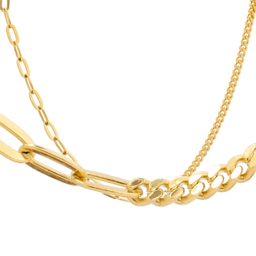 Collar Hybrid con detalle de cadenas Lavani Jewels