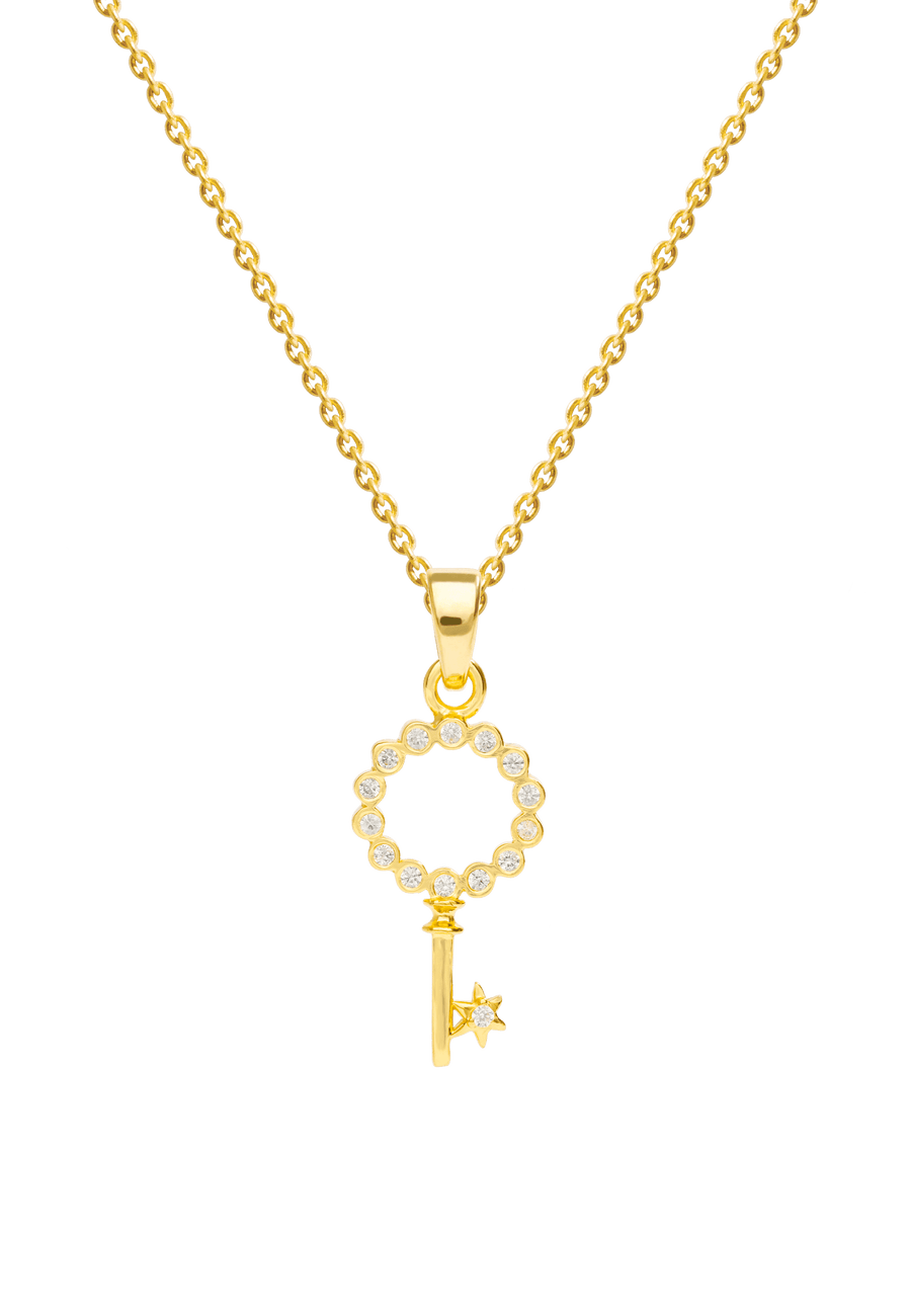 colgante de llave dorado con piedras naturales semipreciosas de diseño exclusivo lavani jewels