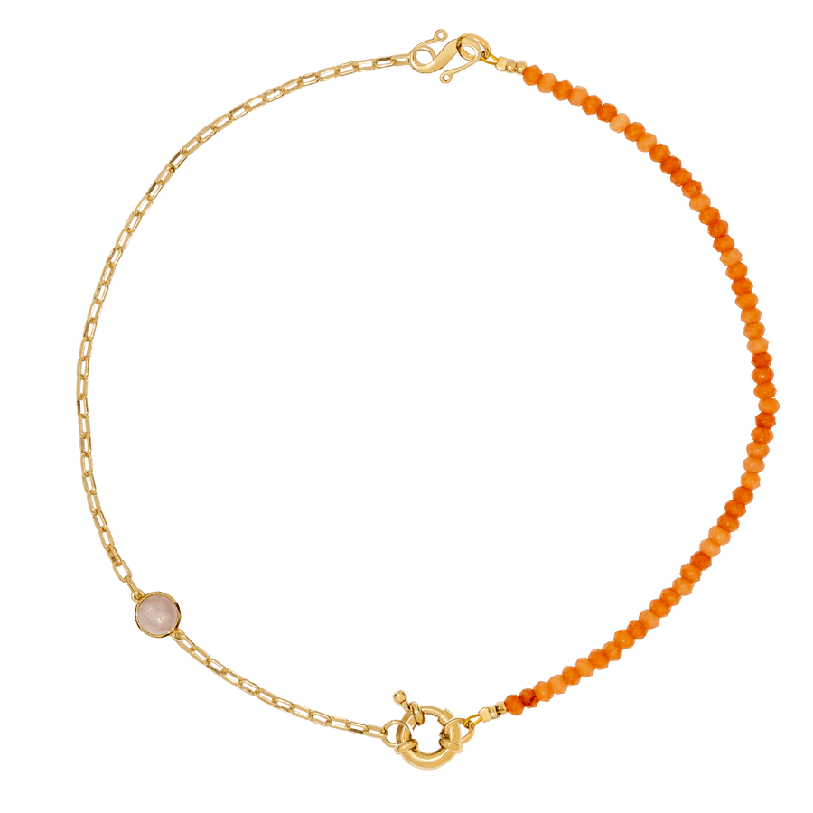 Collar Flash Fragment Rosa Balance Naranja de Lavani Jewels 