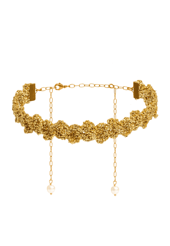 Choker Spike Pitiusas Gold