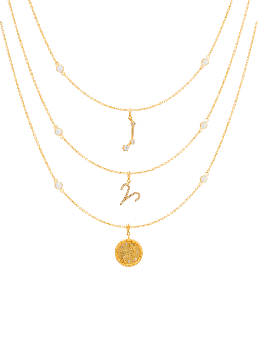 Collar Zodiaco Aries con piedra semi preciosa de Lavani Jewels