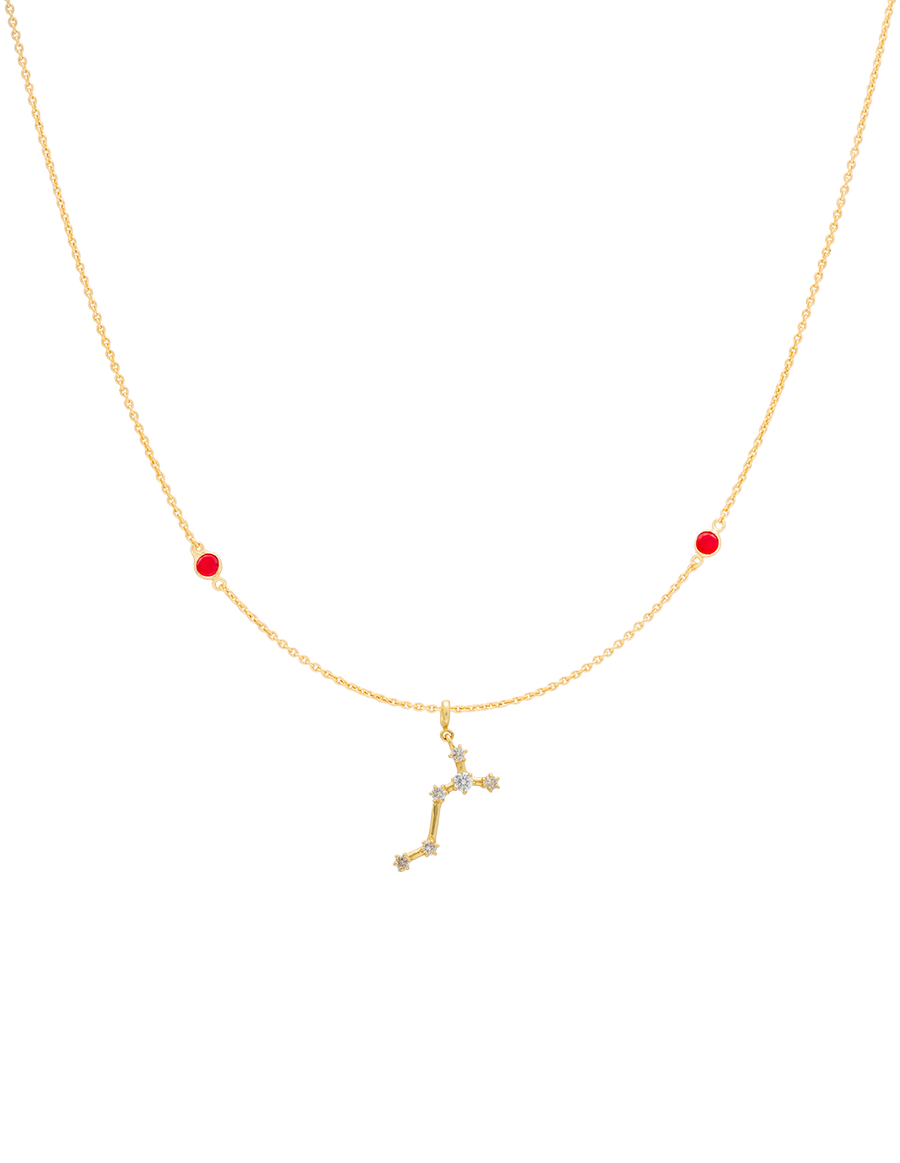 Collar Escorpio Lavani Jewels con charm de constelación.