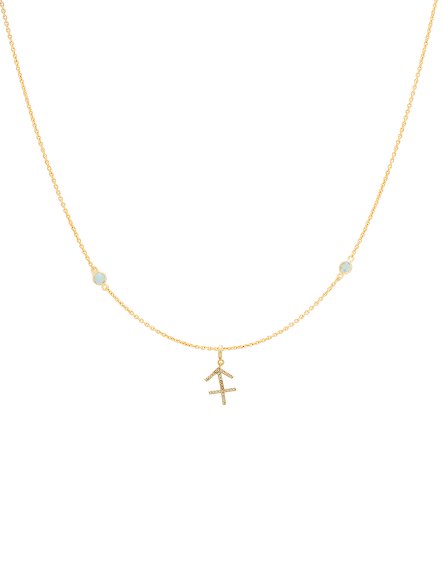 Collar Zodiaco Sagitario con piedra semi preciosa de Lavani Jewels