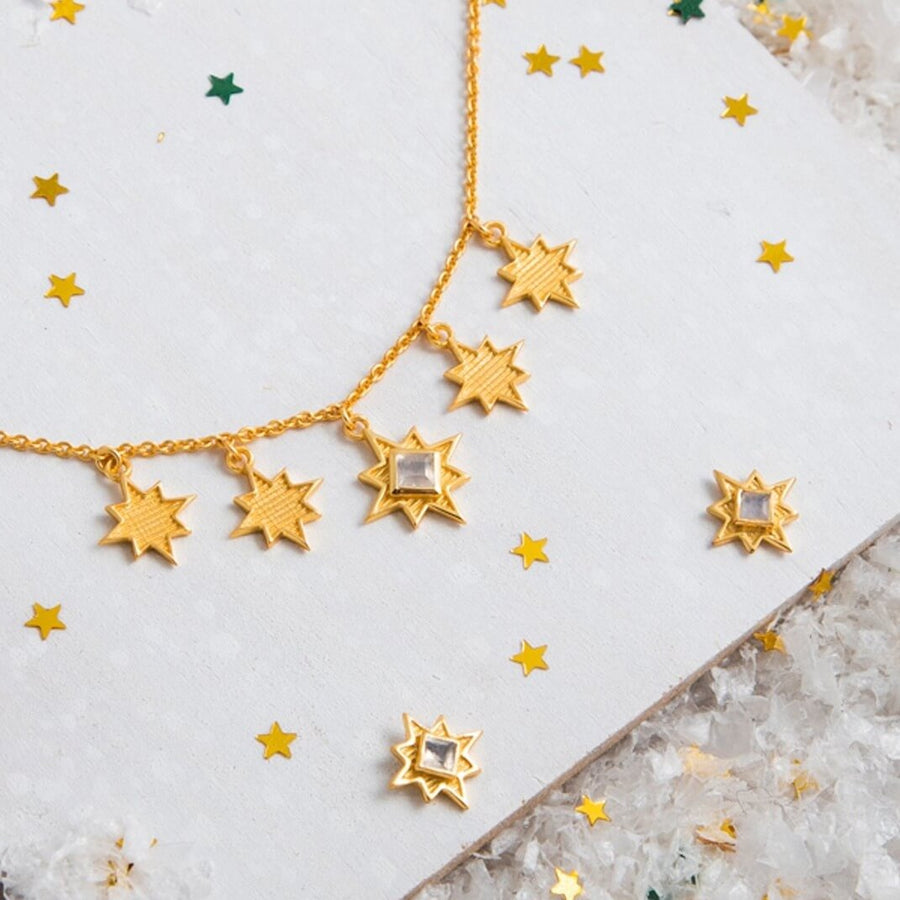 Gargantilla Estrellas doradas Lavani Jewels