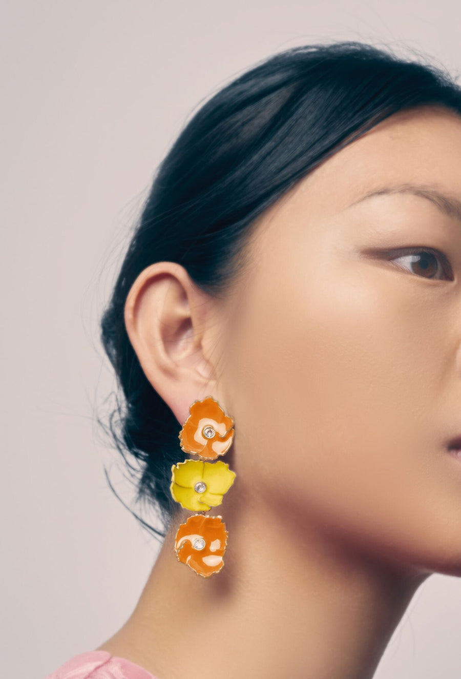Pendientes Amarillos y Naranjas